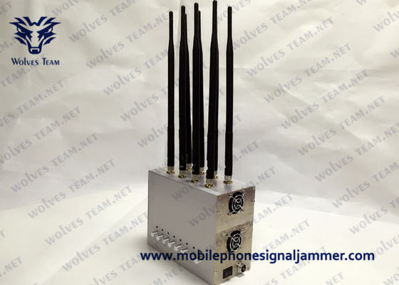 냉각 Fan들 모든 휴대폰이 전파 교란기 GSM 3G 4G 5G 전파 교란기 멀티 밴드 전-방향성 안테나의 신호를 보냅니다