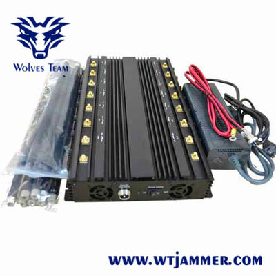 UMTS 3G/GSM800/900MHz 4G 5G 휴대폰 신호 전파 교란기 전파방해는 40m까지의 범위에 걸칩니다