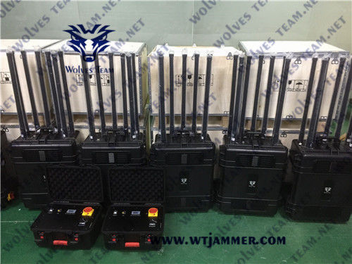 펠리컨 여행 가방 고성능 RF GSM 3G 4G Uav 방해기