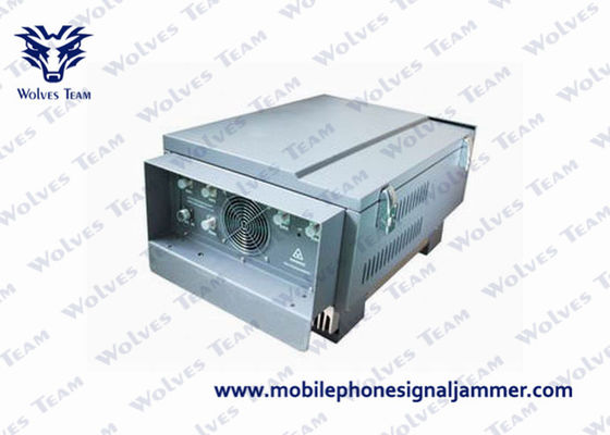 고성능 Celluar 신호 방해기 CDMA GSM 4G 5G 와이파이 Bluetooth 금속 주거 좋은 냉각 장치