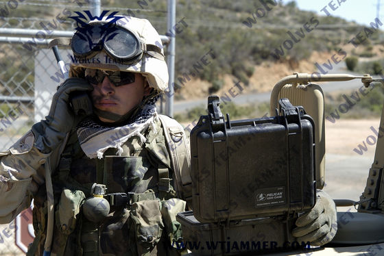 주문 300W 500미터 무선 GSM 휴대용 신호 방해기 online manufacture