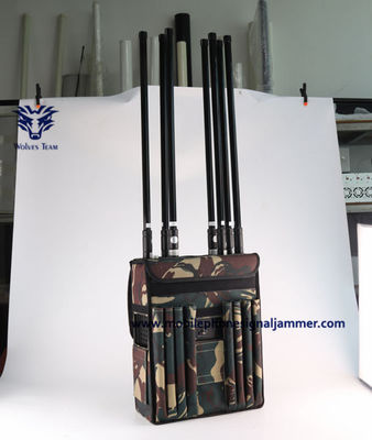 6 밴드 50 와트 3G GSM 430MHz 책가방 신호 방해기