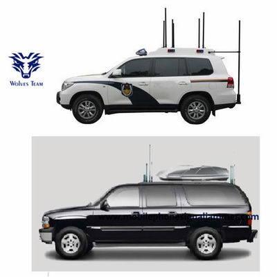 고분포 구역 1000W 3G 4G 와이파이 VHF UHF 차량 신호 방해기