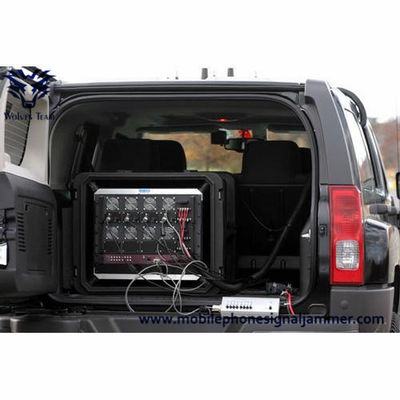 고분포 구역 1000W 3G 4G 와이파이 VHF UHF 차량 신호 방해기