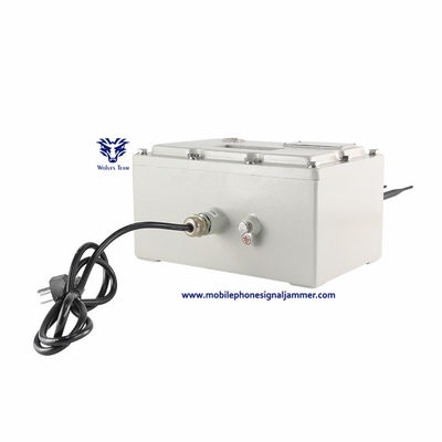주문 80W 120m WiFi2.4G 블루투스 신호 전파 교란기를 위한 야외 방수 사용하는 드론 신호 감옥 전파 교란기 사용 online manufacture