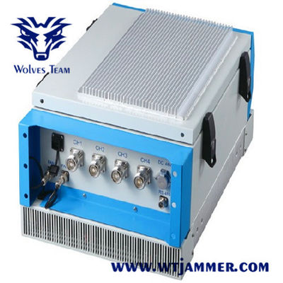 주문 GSM CDMA 4G 5G 휴대전화 신호 방해기 교도소용 군사 / 경찰 수송대 포위 범위 300m online manufacture