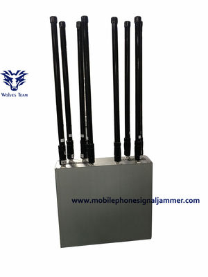 와이파이 UHF VHF GPS 50m 55W 실내 신호 방해기