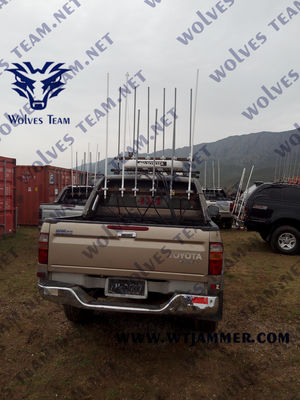 주문 휴대용 600 와트 UHF300MHz VHF 군 신호 방해기 online manufacture