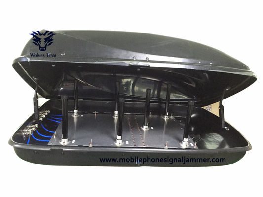 휴대용 600 와트 UHF300MHz VHF 군 신호 방해기
