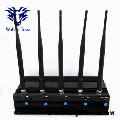 강력한 11W 40m CDMA GSM 휴대폰 및 와이파이 방해기