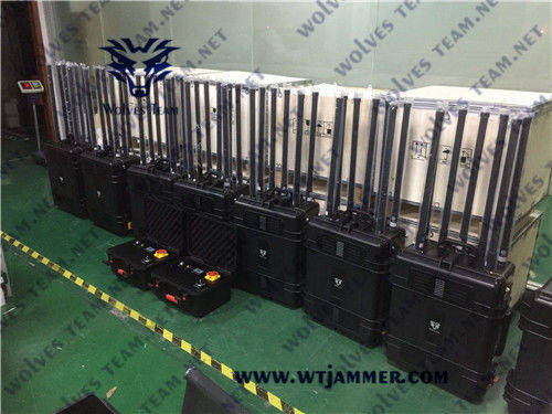 펠리컨 여행 가방 고성능 RF GSM 3G 4G Uav 방해기