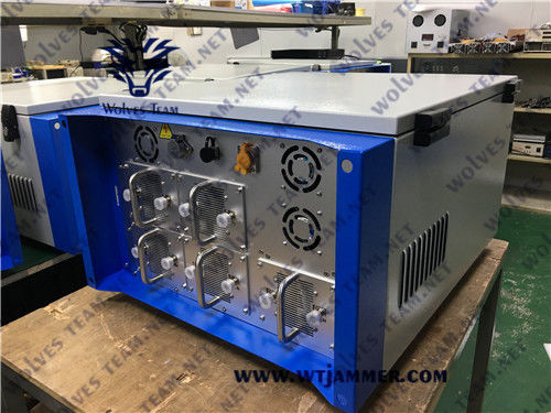 10 밴드 3G 4G 와이파이 VHF UHF 500m 1000W 고성능 전화 방해기