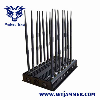 조정가능한 14 안테나 GPS Lojack 50m 35W 휴대전화 차단제