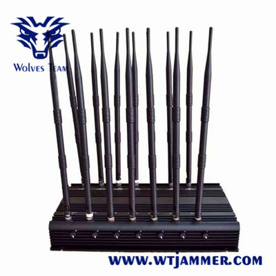 조정가능한 14 안테나 GPS Lojack 50m 35W 휴대전화 차단제