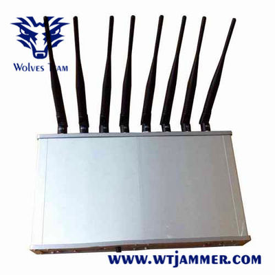 50W 14 밴드 탁상용 Wi-Fi Lojack CDMA GSM 신호 방해기