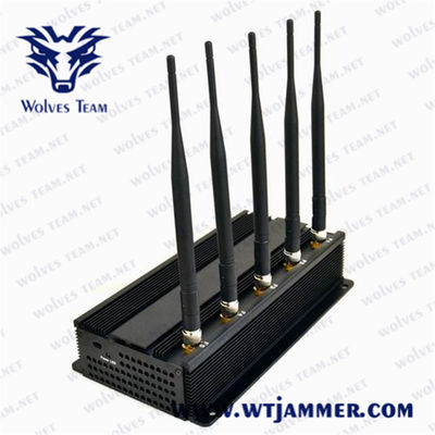 장치 25 미터 2.4G 4.9G 5.0G 5w 와이파이 신호 방해기
