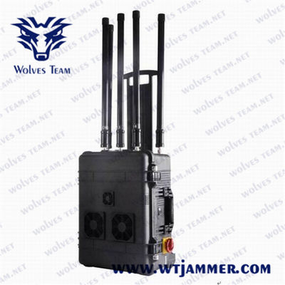 가득 차있는 빈도 20MHz- 2500 MHz 800W 휴대용 신호 방해기