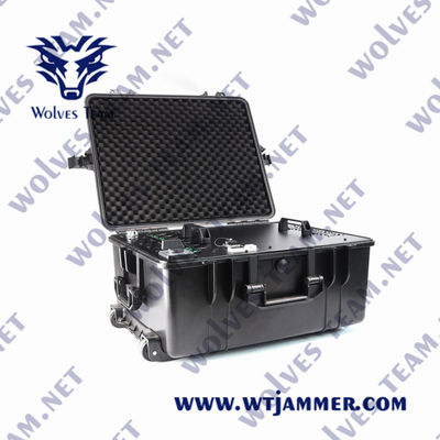 WIFI5.8G GPS 2500m 600W Uav를 위한 옥외 신호 방해기