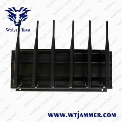 8명의 밴드 조정가능한 강력한 3G 4G 모든 휴대폰 와이파이 GPS Lojack 방해기