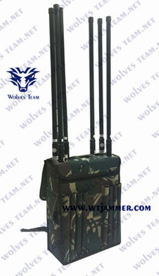 Ied GSM 와이파이 2.4G 3G 4G 40w GPS 빈도 방해기를 Backpack