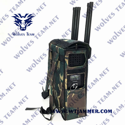 2000M 튼튼한 고성능 GPS WIFI5.8G 무인비행기 신호 방해기 방수 책가방 UAV 방해기