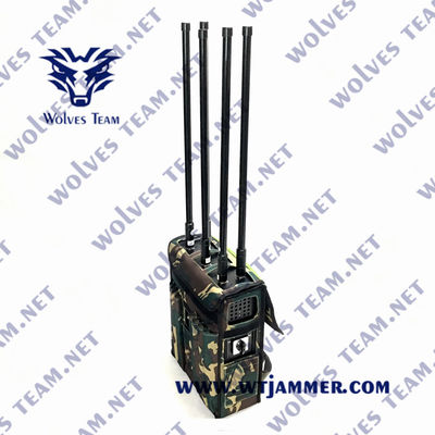2000M 튼튼한 고성능 GPS WIFI5.8G 무인비행기 신호 방해기 방수 책가방 UAV 방해기