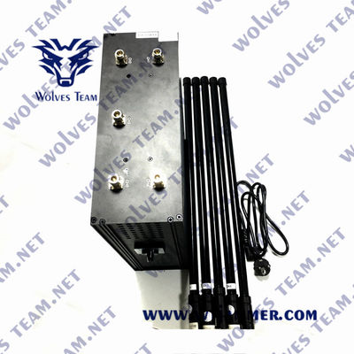90W 군 튼튼한 고성능 GPS WIFI5.8G 무인비행기 신호 책가방 방해기