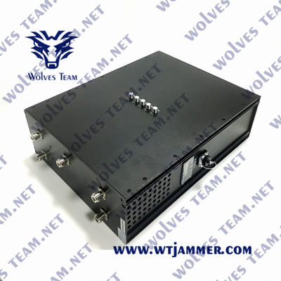 90W 군 튼튼한 고성능 GPS WIFI5.8G 무인비행기 신호 책가방 방해기