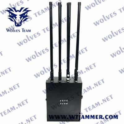 무인비행기를 위한 장거리 90W GPS WIFI5.8G 휴대폰 신호 방해기