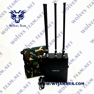 무인비행기를 위한 장거리 90W GPS WIFI5.8G 휴대폰 신호 방해기