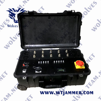 주문 형무소를 위한 6개의 밴드 2500m GPSL1 반대로 무인비행기 방해기 online manufacture