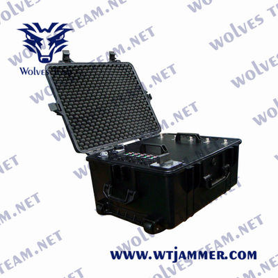 주문 주문을 받아서 만들어진 고성능 4G 와이파이 GPS 휴대폰 신호 방해기 군 방수 옥외 형무소 방해기 online manufacture