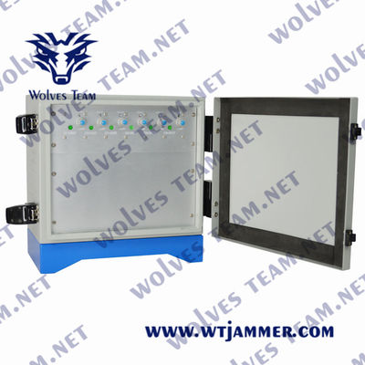 GPS GSM 300W 3G 셀룰러 신호 전파 교란기를 방수 처리하세요