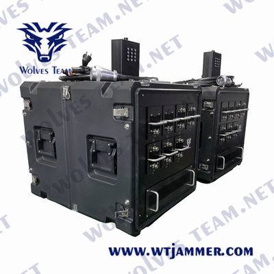 LED는 330W 800 미터 RF 휴대폰 신호 전파 교란기를 드러냅니다