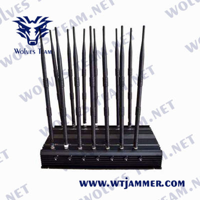 CDMA 35W 원격 제어 신호 전파 교란기 GPS 로작 16 안테나