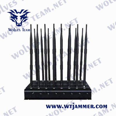 CDMA 35W 원격 제어 신호 전파 교란기 GPS 로작 16 안테나