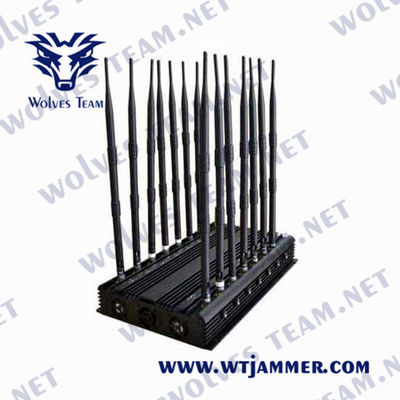 CDMA 35W 원격 제어 신호 전파 교란기 GPS 로작 16 안테나