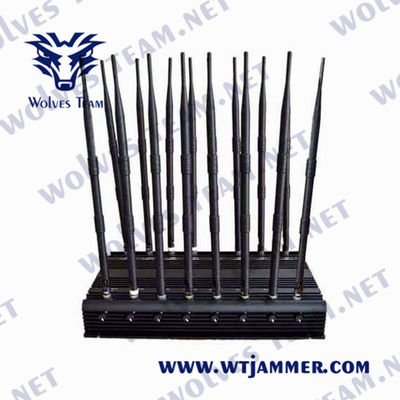 18개 밴드는 48W 5.2G 5.8G 5G 모든 휴대폰 신호 전파 교란기를 로잭