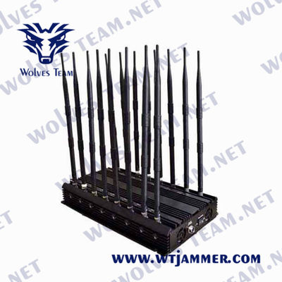 18개 밴드는 48W 5.2G 5.8G 5G 모든 휴대폰 신호 전파 교란기를 로잭
