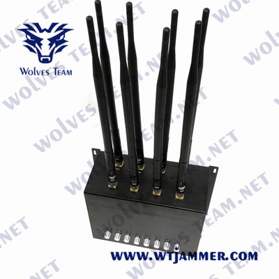 새로운 8 밴드 GSM CDMA GPS 3G 4G 5G 데스크탑 셀 신호 전파 교란기