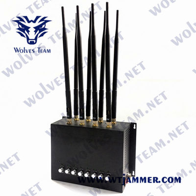 새로운 8 밴드 GSM CDMA GPS 3G 4G 5G 데스크탑 셀 신호 전파 교란기