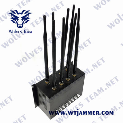 새로운 8 밴드 GSM CDMA GPS 3G 4G 5G 데스크탑 셀 신호 전파 교란기