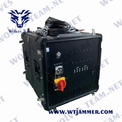 석유 가스 기지국을 위한 GSM CDMA 반대로 Uav 무인비행기 방해기 1000m 240VAC