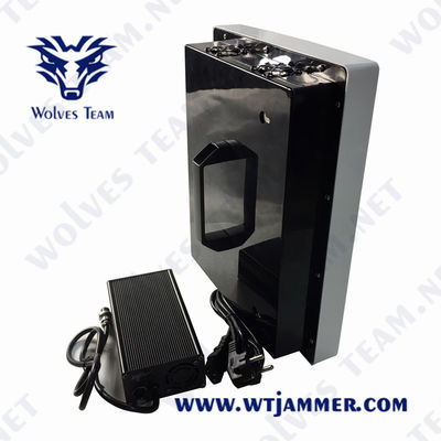 와이파이 GPS 30w 1 킬로미터 반대 우아프 드론 전파 교란기 포터블 850MHz