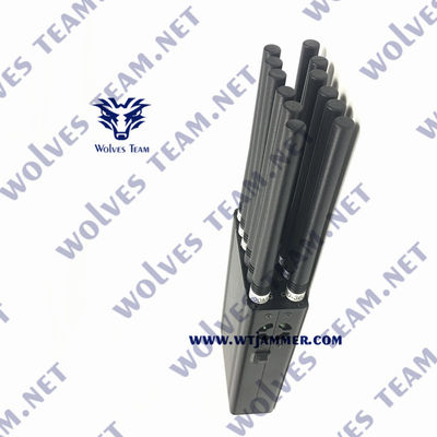 포켓용 12 밴드 신호 전파 교란기 휴대폰 GSM CDMA 3G 4G 5G 와이파이 GPS VHF UHF 로작  블로커 30 미터