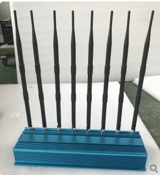 강력한 외부 전-방향성 안테나 DC12V 자동차 충전기와 실내 GSM 3G 4G 5G 휴대폰 신호 전파 교란기
