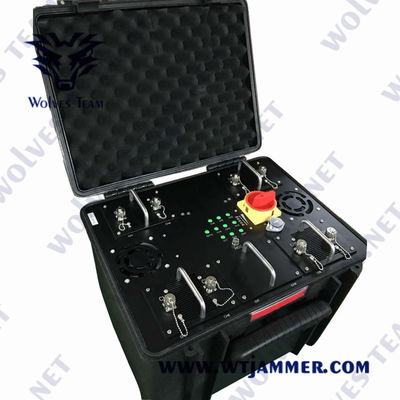 2500m 600W 방수 반대로 드론 방해기 240VAC UAV 드론 방해기