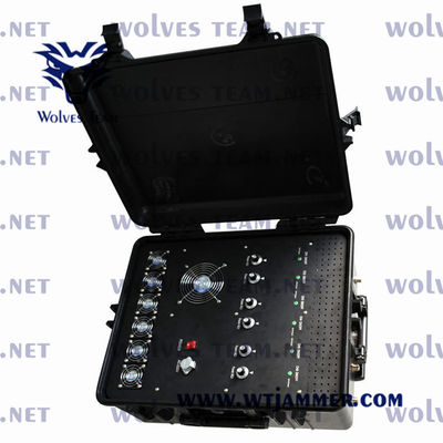 GSM CDMA 7000VA 옥외 신호 방해기 DCS PHS 3G TD-SCDMA 800W