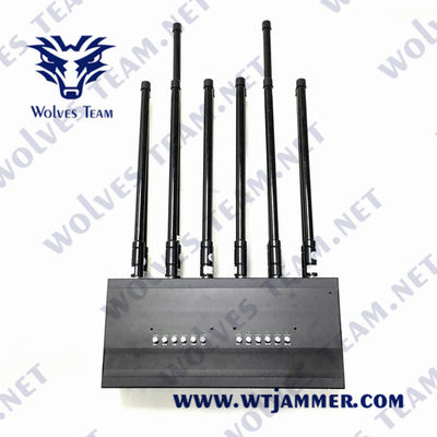 12 채널 50m 36W 휴대전화 신호 방해기 GSM 3G WIFI 5.8G