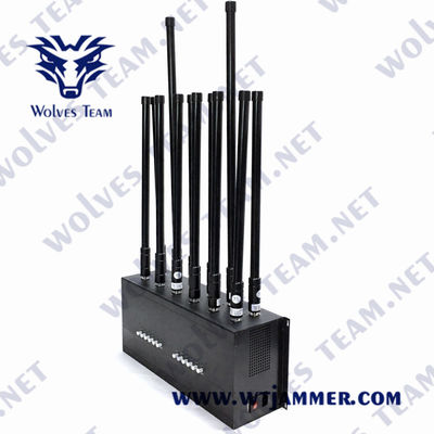12 채널 36W 군용 폭탄 방해기 GSM 3G WIFI 5.8G 휴대전화 방해기